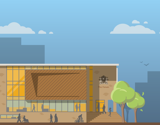 Illustration of The Forum