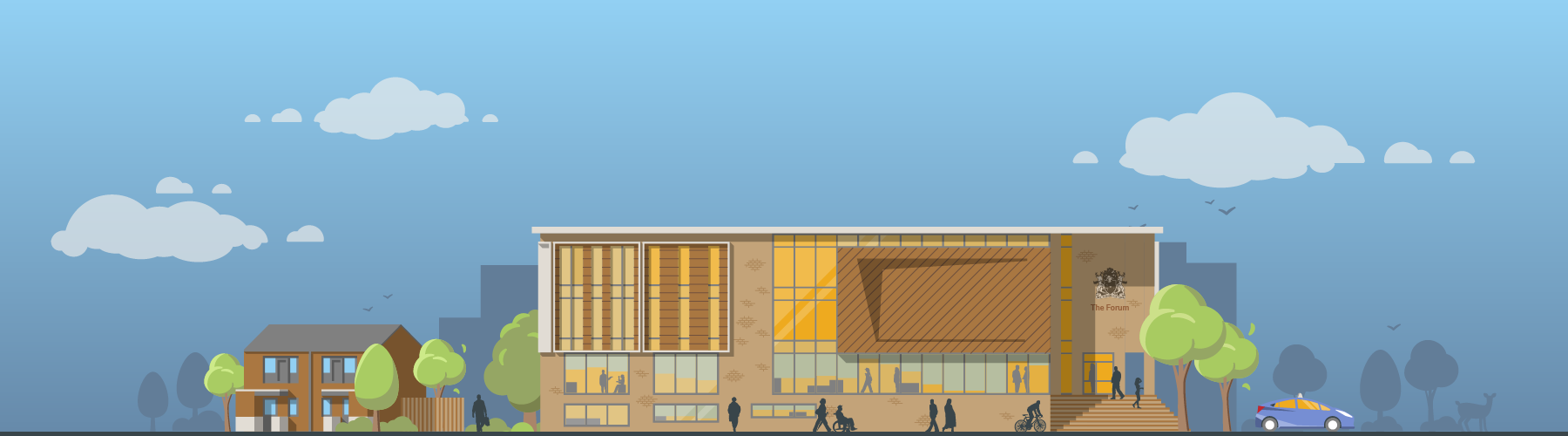 Illustration of The Old Town Hall, Hemel Hempstead