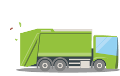 bin lorry illustration