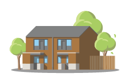 house illustration