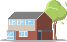 house illustration