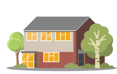 house illustration