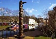 Canadian Totem Pole The Canadian Totem Pole on the Grand Union Canal at Berkhamsted
