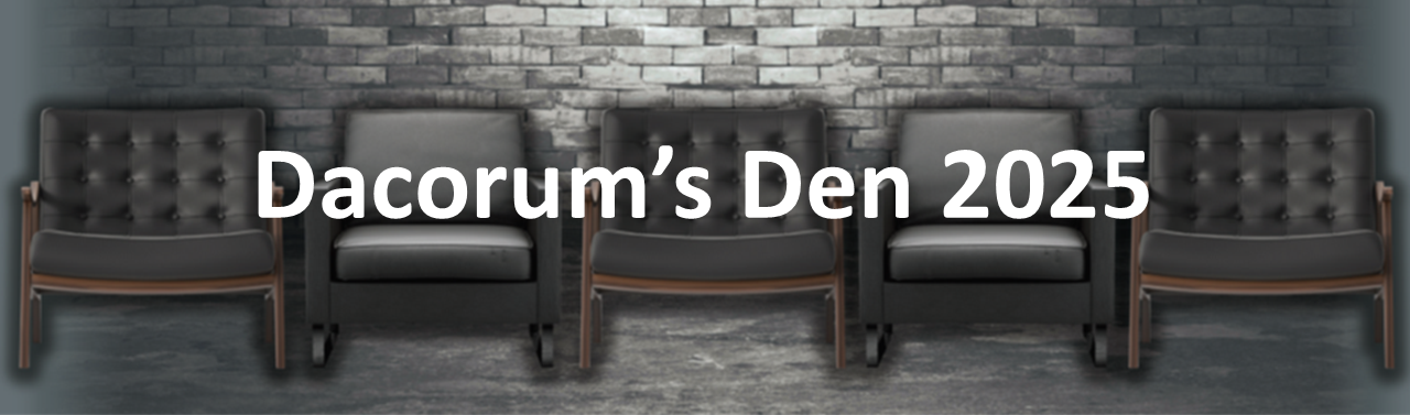 Dacorum's Den 2025 banner Logo for the Dacorum's Den business scheme