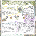 Hobbs Hill poster competition entry explaining how compost is made, how to care for compost bins, why we should compost, how worms can help and fun facts - by Isabel age 11