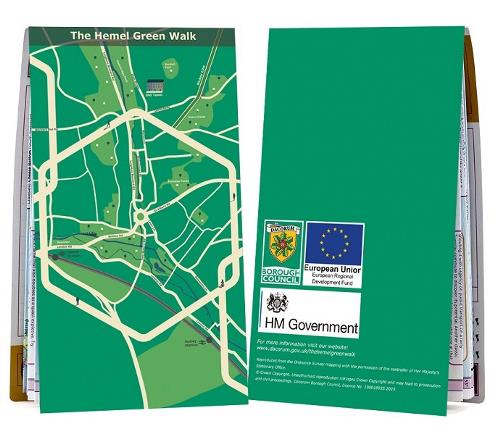 Hemel Green Walk map Hemel Green Walk map to help promote the town and encourage healthy living
