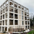 Exterior of apartment block A at Mountbatten View