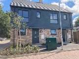 Exterior of two new homes in Dione Road, Hemel Hempstead