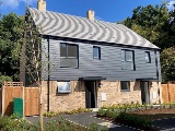 Exterior or two new homes in Dione Road in Hemel Hempstead