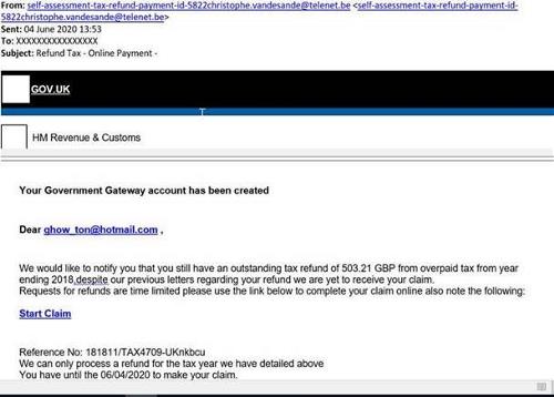 HMRC scam