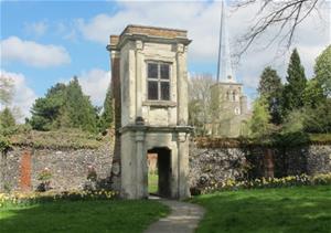 Charter Tower The Charter Tower at the entrance to the Walled Gardens in Gadebridge Park