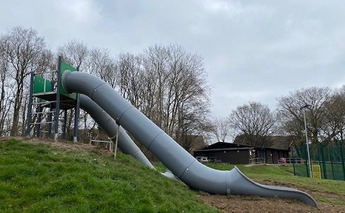 Adventure playground - slide Adventure playground - slide